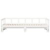 vidaXL Lit de jour sans matelas blanc 80x200 cm bois de pin massif
