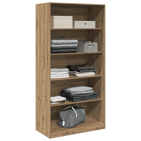 vidaXL Garde-robe ch&ecirc;ne artisanal 100x50x200 cm bois d'ing&eacute;nierie
