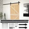 vidaXL Porte coulissante 90 x 210 cm Bois de pin massif