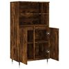 vidaXL Buffet haut Ch&ecirc;ne fum&eacute; 60x36x110 cm Bois d'ing&eacute;nierie
