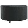 vidaXL Housse pour meubles 182 x 182 x 71 cm Tissu Oxford 210D Rond