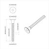 vidaXL Vis &agrave; t&ecirc;te de capuchon &agrave; douille 3072 pcs Noir 7 x 40 mm Fer