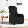 vidaXL Fauteuil inclinable Noir Tissu