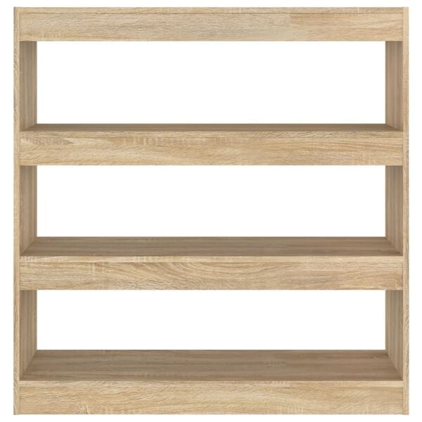 vidaXL Biblioth&egrave;que/S&eacute;parateur de pi&egrave;ce ch&ecirc;ne sonoma 100x30x103 cm