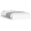 vidaXL Cadre de lit avec tiroirs sans matelas blanc 120x190 cm