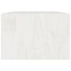 vidaXL Table basse blanc 110x50x34 cm bois de pin massif