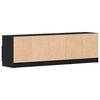 vidaXL Meuble TV Ch&ecirc;ne noir 150 x 33,5 x 45 cm Bois d'ing&eacute;nierie