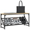 vidaXL &Eacute;tag&egrave;re &agrave; chaussures ch&ecirc;ne sonoma 90x30x45 cm bois d'ing&eacute;nierie