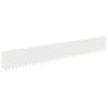 vidaXL Bordure de Pelouse 10 pc 103 x 15 cm Acier Blanc