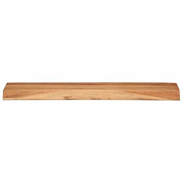vidaXL &Eacute;tag&egrave;res murales 2 pcs 60x20x3,5 cm bois massif d'acacia