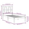 vidaXL Cadre de lit sans matelas bois massif