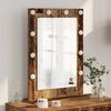 vidaXL Miroir de vanit&eacute; Rectangulaire Ch&ecirc;ne Sonoma 70 x 50 x 18 cm