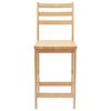 vidaXL Chaises de salle &agrave; manger 2 pcs Naturel 40 x 47,5 x 99,5 cm