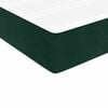 vidaXL Sommier &agrave; lattes de lit avec matelas Vert fonc&eacute; 90x190 cm