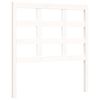 vidaXL Cadre de lit sans matelas blanc 100x200 cm bois massif