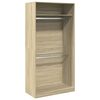 vidaXL Garde-robe Ch&ecirc;ne sonoma 100x50x200 cm Agglom&eacute;r&eacute;