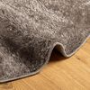 vidaXL Tapis ISTAN &agrave; poils longs aspect brillant gris &Oslash; 200 cm