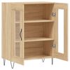vidaXL Buffet ch&ecirc;ne sonoma 69,5x34x90 cm bois d'ing&eacute;nierie