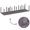 vidaXL Ensemble de salle &agrave; manger pour jardin 13 pcs Gris clair