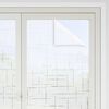 vidaXL Film de fen&ecirc;tre statique Motif &eacute;toile 45 x 500 cm PVC