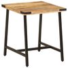 vidaXL Table d&rsquo;appoint 45x45x50 cm bois massif de manguier et fer
