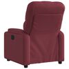 vidaXL Fauteuil inclinable Rouge bordeaux Tissu