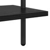 vidaXL &Eacute;tag&egrave;re Ch&ecirc;ne noir 60 x 24 x 203 cm Bois d'ing&eacute;nierie