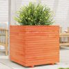 vidaXL Jardini&egrave;re cire marron 70x70x72 cm bois de pin massif
