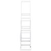 vidaXL Support pour plantes 94,5x25x88 cm Blanc M&eacute;tal