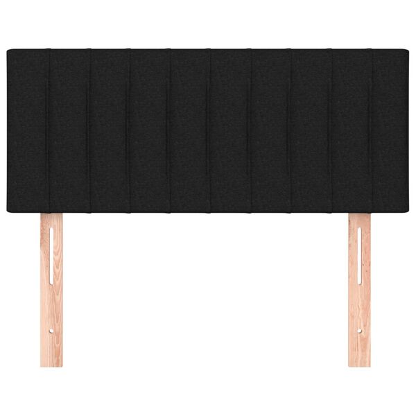 vidaXL T&ecirc;te de lit Noir 90x5x78/88 cm Tissu