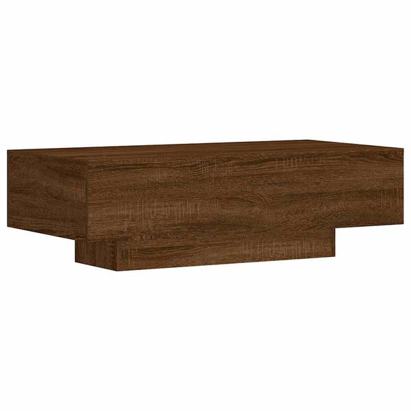 vidaXL Table basse ch&ecirc;ne marron 100x49,5x31 cm bois d'ing&eacute;nierie