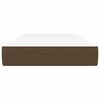 vidaXL Matelas de lit &agrave; ressorts ensach&eacute;s fermet&eacute; moyenne marron fonc&eacute; 120x190x20 cm