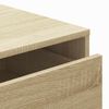 vidaXL Commode d'angle ch&ecirc;ne sonoma 60x41x76 cm bois d'ing&eacute;nierie