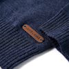 Pull-over tricot&eacute; pour enfants bleu marine 116