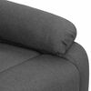vidaXL Fauteuil de massage inclinable Gris fonc&eacute; Tissu