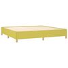 vidaXL Cadre de lit sans matelas vert 200x200 cm tissu