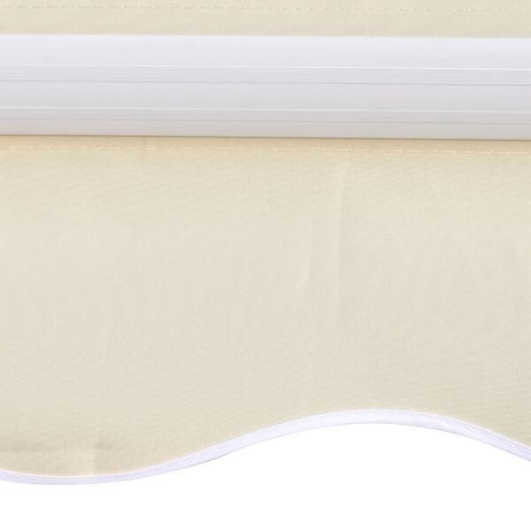 vidaXL Toile d'auvent Cr&egrave;me 3,5x2,5 m
