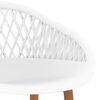 vidaXL Ensemble de bar 7 pcs Noir et blanc