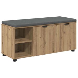 vidaXL Banc d'entr&eacute;e Ch&ecirc;ne Artisanal 100 x 38 x 46 cm