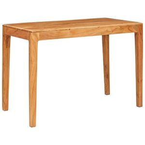 vidaXL Table de salle &agrave; manger Marron 110 x 55 x 76 cm