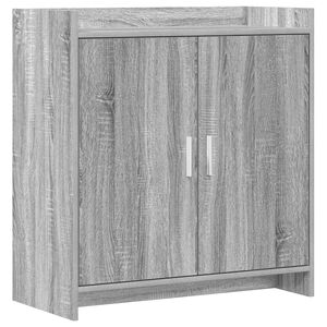 vidaXL Buffet Sonoma gris 72 x 36 x 80 cm Bois d'ing&eacute;nierie