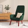 vidaXL Chaise de relaxation Vert foncé Tissu