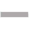 vidaXL Auvent lat&eacute;ral r&eacute;tractable de patio 100x500 cm Gris