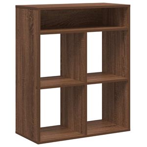 vidaXL Biblioth&egrave;que ch&ecirc;ne marron 66x31x80 cm bois d'ing&eacute;nierie