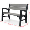 Keter Banc de jardin &agrave; 2 places Montero Gris 233309
