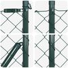 vidaXL Poteau de cl&ocirc;ture. Vert 10 x 0,6 m (maille 60 x 60 mm)