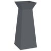 vidaXL Jardini&egrave;re &agrave; pilier 2 pcs Anthracite 40 x 40 x 100 cm