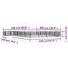 vidaXL Parc pour chien 20panneaux Noir 100x50cm Acier enduit de poudre