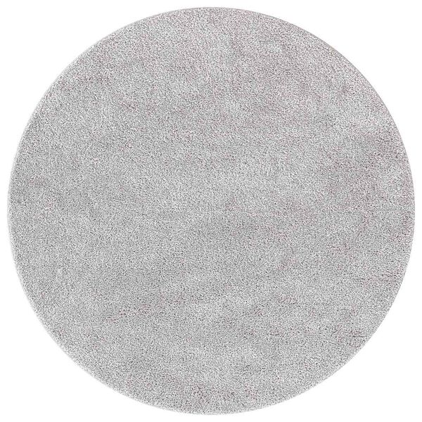 vidaXL Tapis Shaggy Anti-d&eacute;rapant Gris 160 x 160 cm PP