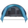 vidaXL Tente tunnel avec toit Bleu et gris 778 x 356 x 210 cm
